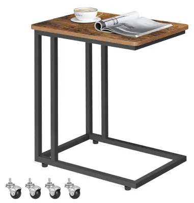 Produktbild von Beistelltisch mit Rollen, Vintage Braun