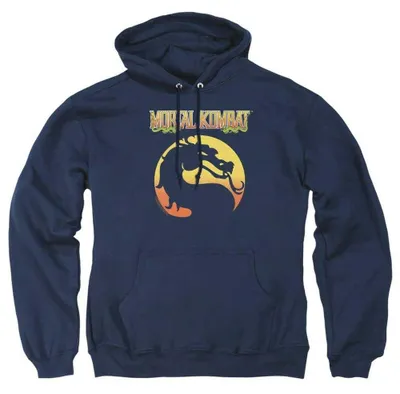 Obrázok produktu pre Mortal Kombat – Mikina s kapucňou "Klassic" pre pánov/dámy, uni, model TV39430 (XL) (tmavomodrá)