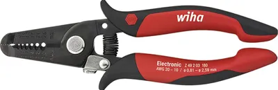 Produktbild von Wiha Abisolierzange Electronic Abisolierstationen 0,8-2,6 mm² 165 mm, 6 1/2 (33471)