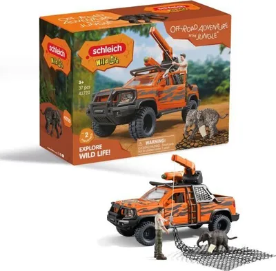 Produktbild von schleich 42720, Aktion/Abenteuer, Jungle, Wild animals / adventure toys, 3 Jahr(e), Mehrfarbig, Kunststoff