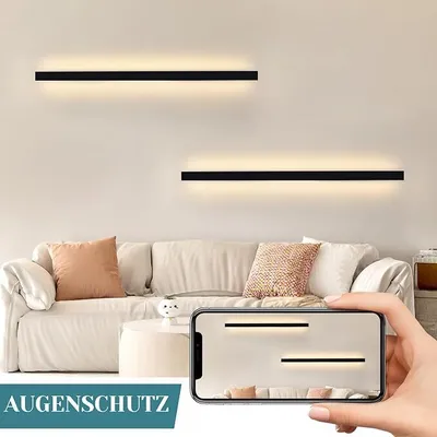 ZMH Wandleuchte Innen Wandlampe LED - Modern 60CM Flurlampe