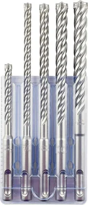 Produktbild von Projahn Hammerbohrer-Set ROCKET 7 SDS-plus 5-tlg 6-12 mm in Kunststoffbox