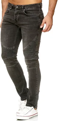 Produktbild von Tazzio Herren Jeans Biker Slim Fit 16517 schwarz-29/34