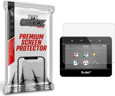 Produktbild von Mattfolie GrizzGlass PaperScreen für den Alarm-Controller Satel INT-TSG-B 4,3"