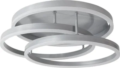 Produktbild von Moderne LED Dekenleuchte Alwa silber D50cm