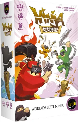 Imagen del producto de Ninja Academy NL - Juego de fiestas - Supera las pruebas y demuestra tu habilidad para la prueba de ninja