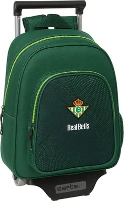Obrázok produktu pre Školský batoh na kolieskach Real Betis Balompié zelený 28 x 34 x 10 cm