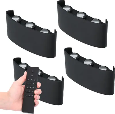Produktbild von hoftronic LED-Wandleuchte 6W 280lm 3000K Schwarz IP54 Dimmbar Set 4 Stück