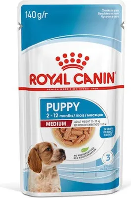 Produktbild von Royal Canin Size Health Nutrition Medium Puppy 10 x140 g