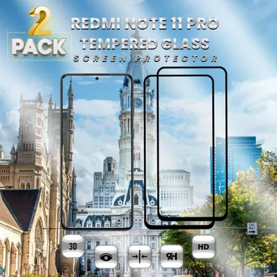Produktbild von 2-Pack iPhone 12 Pro Displayschutzfolie & 1-Pack Kameraschutz - Gehärtetes Glas 9H - Super Qualität 3D