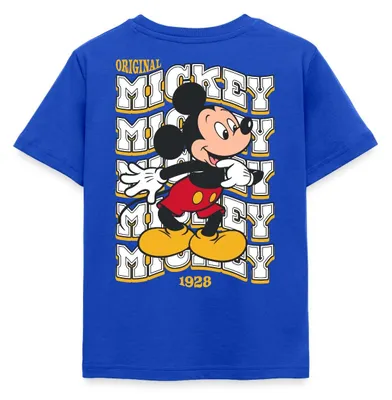 Produktbild von Mickey & Minnie Mickey Mouse Original 1928 Kinder T-Shirt, 122/128 (7-8 Jahre), Royalblau
