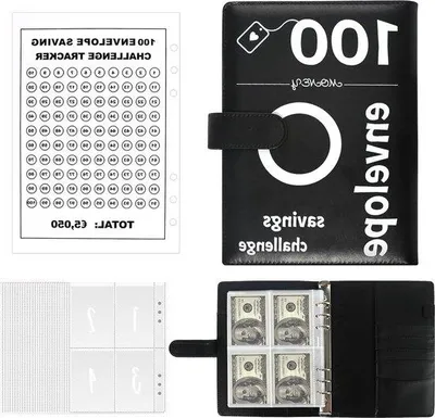 Productafbeelding van Famanu Budgetplanner 100 enveloppen - A5, zwart