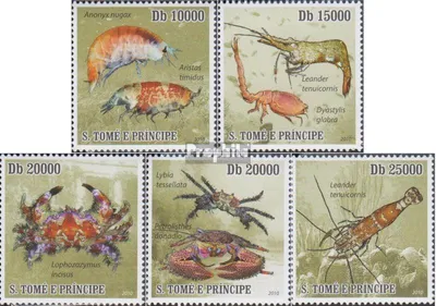Produktbild von Briefmarken Sao Tome e Principe 2010 Mi 4631-4635 (kompl.Ausg.) postfrisch Krebstiere