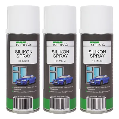 Produktbild von Premium Silikonspray 400ml, öl- und fettfrei, wasserabweisend und antistatisch
