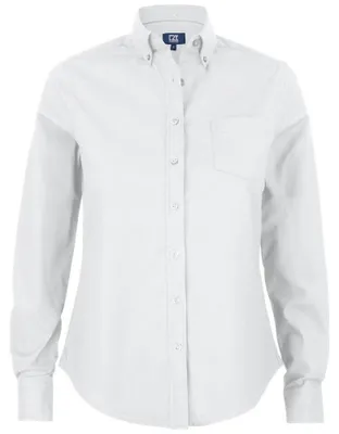 Immagine prodotto di Cutter & Buck - Camicia da donna "Hansville" con bottoni sul bordo inferiore, modello ET148 (XXL), colore bianco