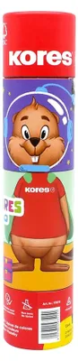 Image de Kores BB93515 Crayons de couleur triangulaires Kores "Kolores JUMBO Twist & Turn", 12 pièces