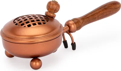 Produktbild von NKlaus Räucherpfanne Eisen kupferfarben Betriebsart Räucherkohle auf Sand für Weihrauch 14006