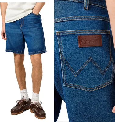 Produktbild von WRANGLER Herren, Shorts FRONTIER SHORT, W36, Blau, kurze, hosen