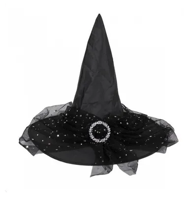 Immagine prodotto di PartyPro Cappello da strega con spilla