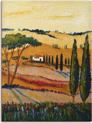 Produktbild von ARTland Leinwandbild Mein Traum von der Toskana Größe: 45x60 cm