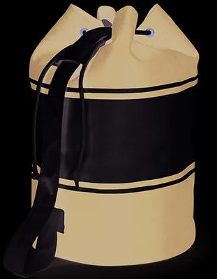 Produktbild von Quadra QD27 | Canvas Duffel | 30 x 53 x 30 cm - Farbe: Navy/Natural - Größe: 30 x 53 x 30 cm