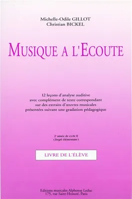 Produktbild von Musique a L'écoute 2. Jahr Zyklus 2 (Grundschule)