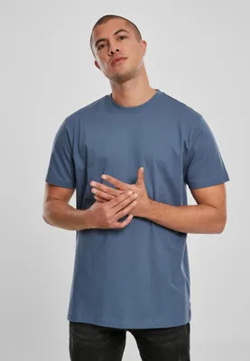 Produktbild von Urban Classics TB2684 | Basic Tee Herren T-Shirt - Farbe: vintageblue - Größe: S