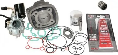 Produktbild von 70cc Racing Zylinder KIT VERGASER 17,5mm Set für Piaggio Zip 50 SP bisBj99 H2O Zylinderkit