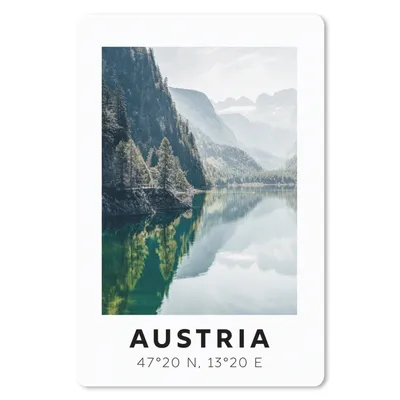 Produktbild von MuchoWow® Mauspad Mousepad Österreich - Alpen - Wasser - Berg 18x27 cm - Mousepads - Maus Mat - Pad - Mausunterlage