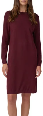 Produktbild von s.Oliver Damen Strickkleid – Langarm, Rundhalsausschnitt, Regular Fit