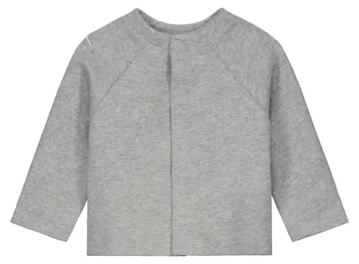 Produktbild von Gray Label Baby Raglan Cardigan GOTS - Grey Melange - Newborn