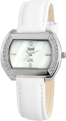 Produktbild von Just JU034 Analog Damenuhr mit Echtlederband -39,95 €