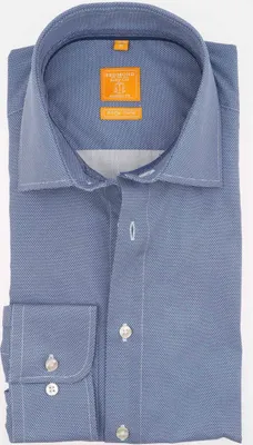 Redmond Langarm-Hemd in blau