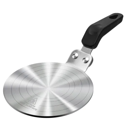 Produktbild von Induktion Adapterplatte Induktionsadapterplatte, Moka Induktionskochteller Adapter für die Verwendung von Kaffeekannen auf Induktionskochfelder Edelstahl, 13cm