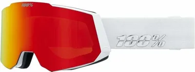 Obrázek produktu pro 100% Snowcraft White/HiPER Red Mirror/HiPER Turquoise Mirror Lyžařské brýle