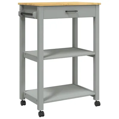 Produktbild von vidaXL Küchenwagen MONZA 60x40x88,5 cm Massivholz Kiefer