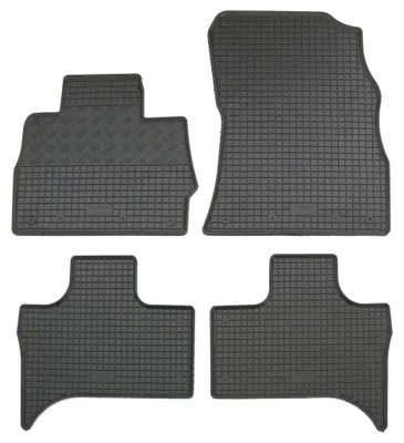 Gummifußmatten Set 4-teilig für BMW X5 E53 (1999-2005), schwarz