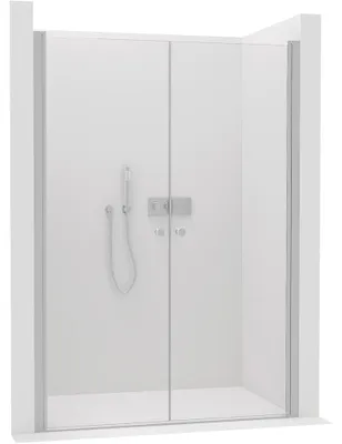 Immagine prodotto di Porta doccia a due ante Antelo, sinistra/destra - 6 mm - cromata, vetro trasparente - 88x190 cm