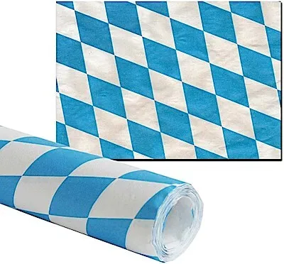 Produktbild von Damasttischtuchrolle Bayernraute 8m lang 1m breit