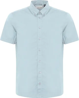 Produktbild von Blend BHShirt Herren Kurzarmhemd Hemd Herrenhemd mit Button-Down-Kragen Knöpfen Baumwollmischung leicht elastisch Regular fit