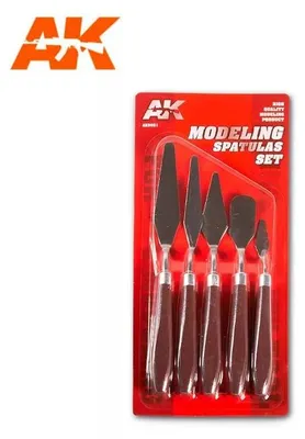 Obrázok produktu pre AK Interactive S.L. AK-9051 SADA MODELÁRSKYCH ŠPATULÍ / MODELÁRSKYCH ŠPATULÍ