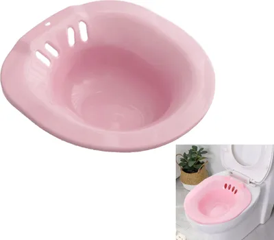 Produktbild von Sitzbadewanne Sitzbad Hämorrhoiden-Pflegebecken Postpartum-Badewanne Waschbecken Für Private Teile Für Die Schwangerschaft Postpartum-Essentials, rosa, 40cm