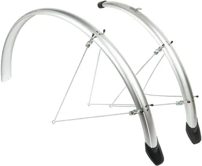 Image de Garde-boue Eurofender Elegance 28" x 46 mm - Argent