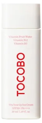 Productafbeelding van Tocobo Vita-Tone Up Zonnebrandcrème SPF50+ 50 ml