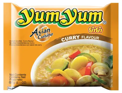 Obrázek produktu pro YumYum Instantní asijská nudlová polévka s pikantní příchutí kari 60g