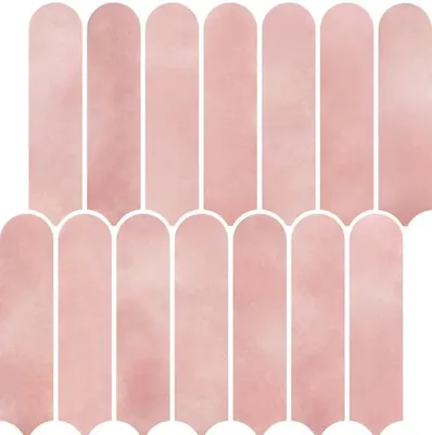 Produktbild von Dicke selbstklebende Fliesen - 10 Stück - 3D Wandsticker - Rosa