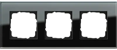Image de Cadre Gira, triple, Esprit, verre, noir, 1 pièce.