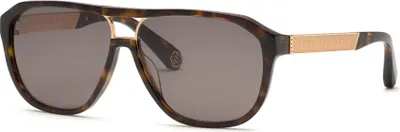 Produktbild von Philipp Plein SPP118M Avana scura lucida 60/12/145 Herren Sonnenbrillen