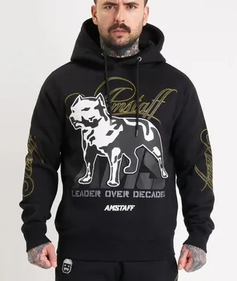 Obrázek produktu pro Pánská mikina Amstaff Pavor Hoodie Black - XL