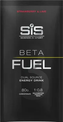 Zdjęcie produktu dla Sis Beta Fuel Energy-drink Monodose Strawberry And Lime 80g Czarny Czarny Jeden rozmiar